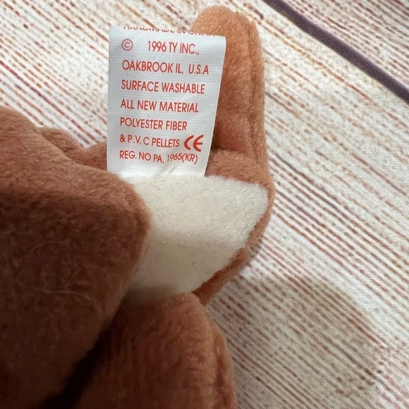 Ty Beanie Baby 1996 Pouch Kangaroo - Picture 5 of 7